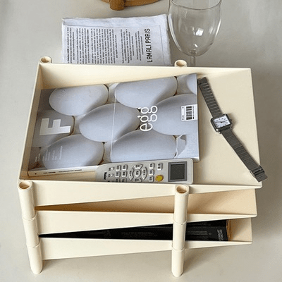 Étagère pour Bureau - OfficeRack™ - Beige