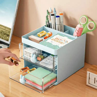 Organisateur Bureau - MultiFunctionalOrganizer™ - Bleu - Maison favori
