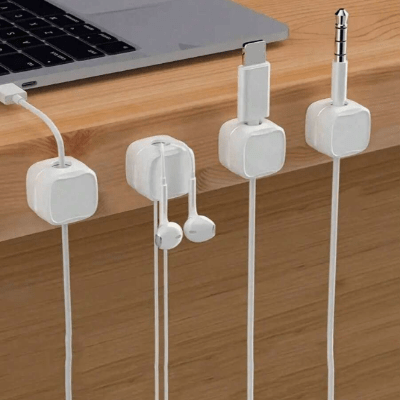 Range Cables - MagneticCableOrganizer™ - Blanc - Maison favori