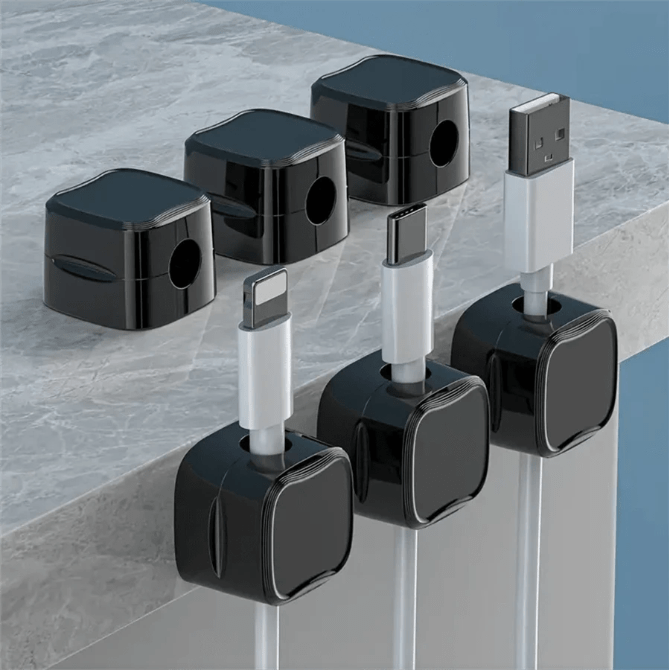 Range cables - MagneticCableOrganizer™ - Noir - Maison favori