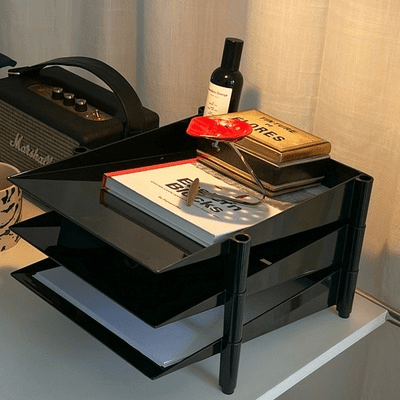 Étagère pour Bureau - OfficeRack™ - Noir