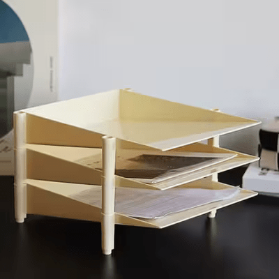 Étagère pour Bureau - OfficeRack™ - Beige