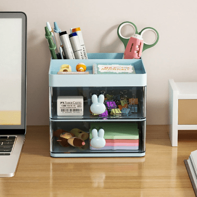 Organisateur Bureau - MultiFunctionalOrganizer™ - Bleu - Maison favori
