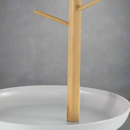 Rangement Clé - BranchRoundTray™ - Gris - Orgnestly